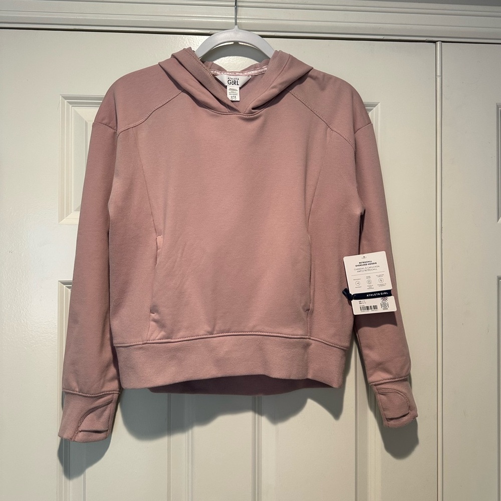 Athleta Girls Mauve Hoodie